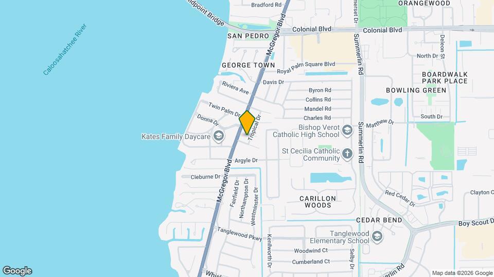 5934 Tropical Dr Map and Location Details