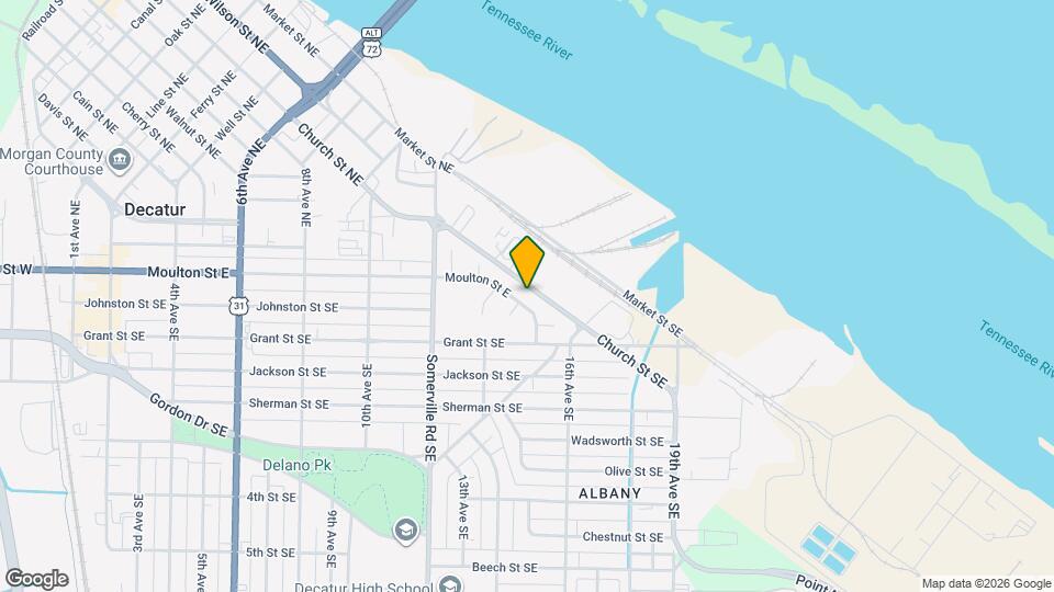 1412 Moulton St E Map and Location Details