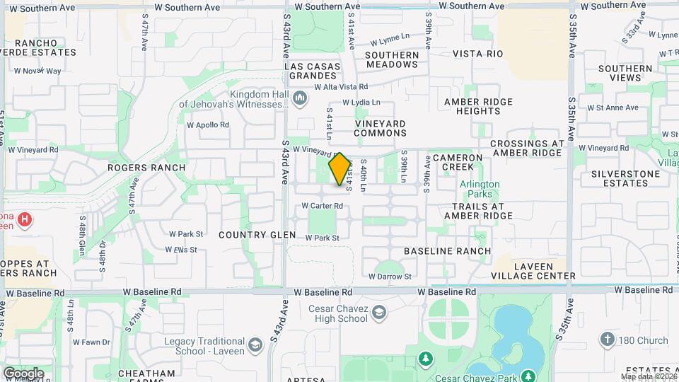 4122 W Irwin Ave Mapa y Detalles de la Ubicación