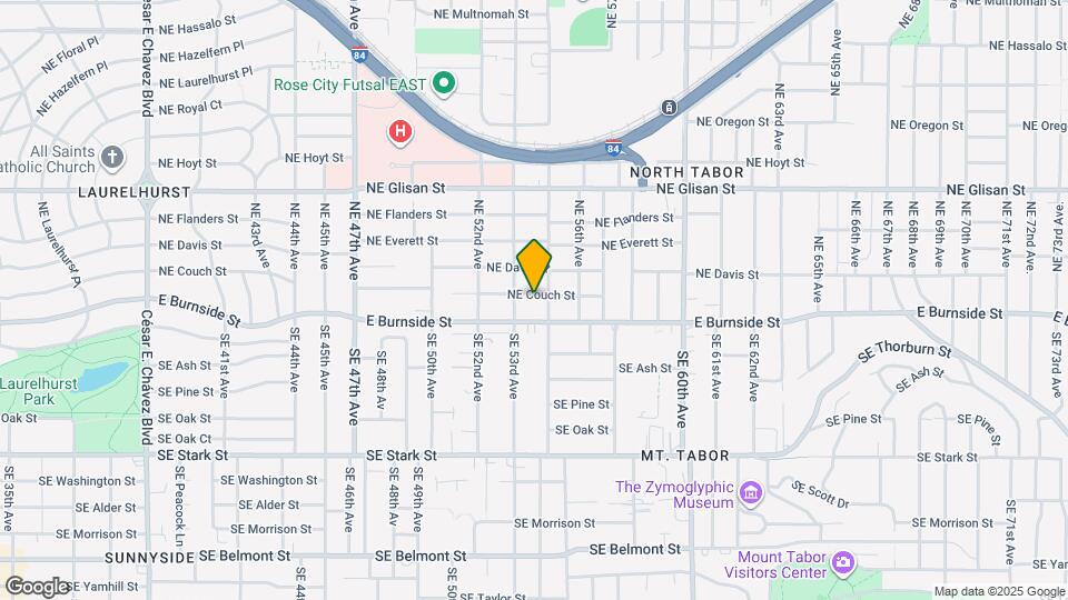 5406 NE Couch St Map and Location Details