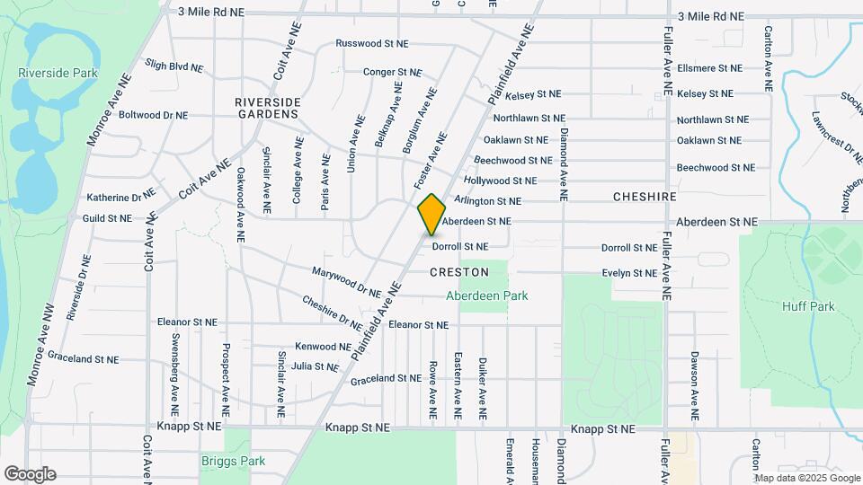 711 Dorroll St NE Map and Location Details