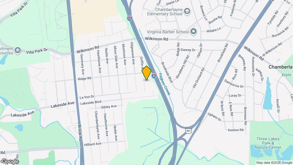 7411 Griffin Ave Mapa y Detalles de la Ubicación