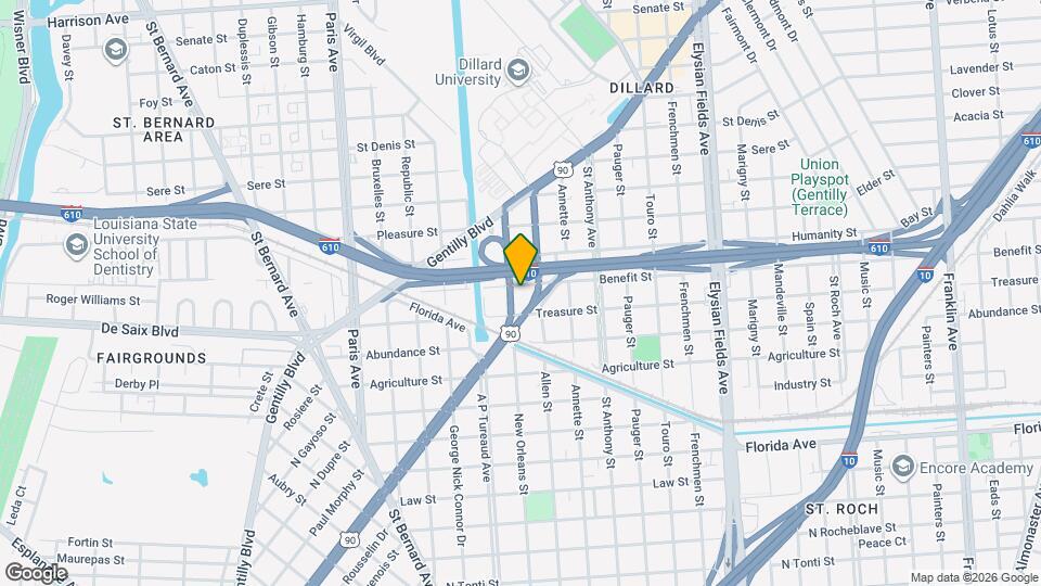 3135 Eads St Map and Location Details