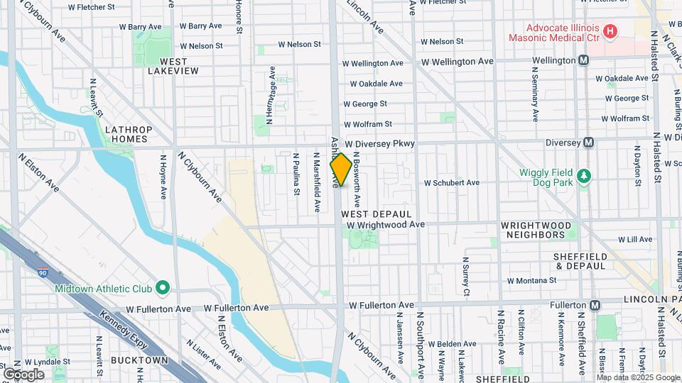 2659 N Ashland Ave Mapa y Detalles de la Ubicación