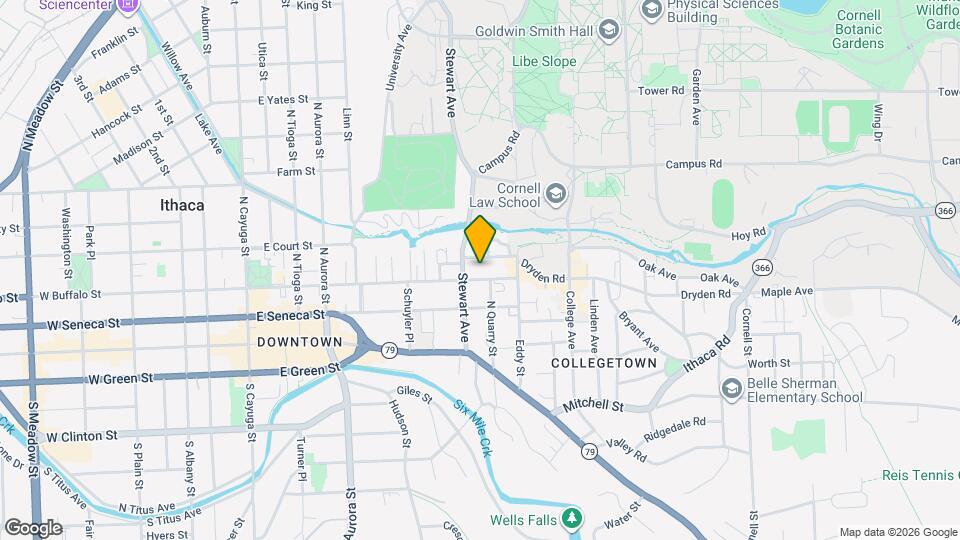 614 E Buffalo St, Unit #1 Map and Location Details