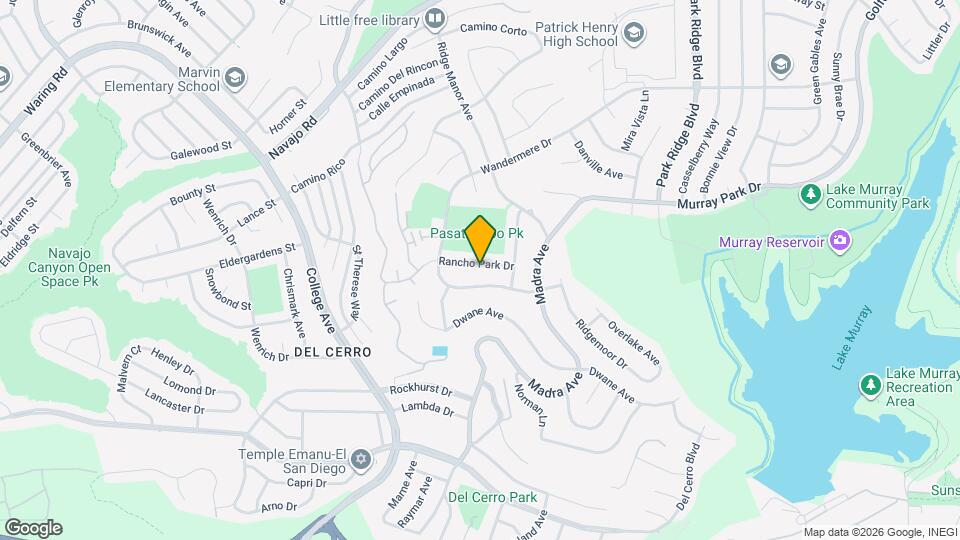 6429 Rancho Park Dr Map and Location Details