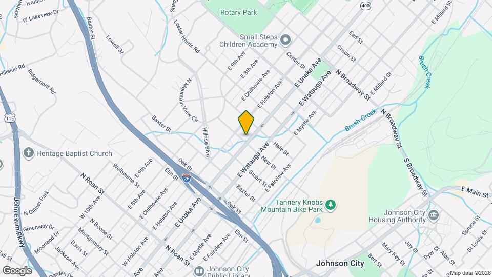 703 E Unaka Ave Map and Location Details