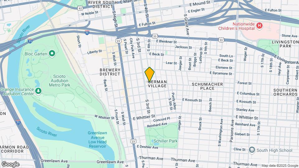 118 E Frankfort St Map and Location Details