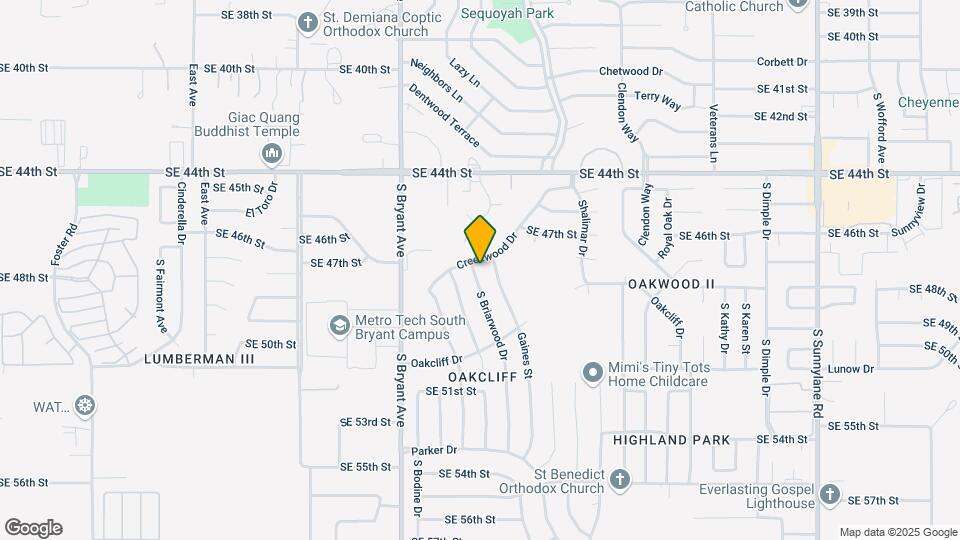 4908 S Briarwood Dr Map and Location Details