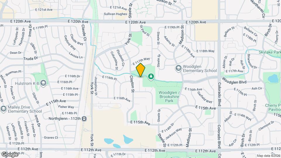 11748 Fillmore Pl Map and Location Details