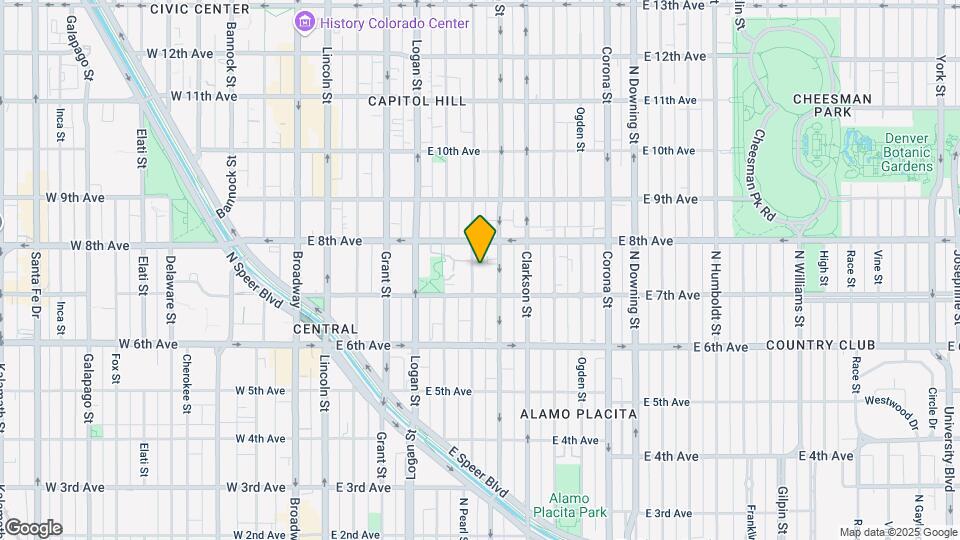 738 Pearl St Map and Location Details