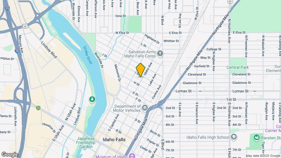 1153 Idaho Ave, Unit A Map and Location Details