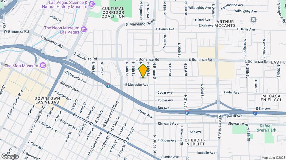 412 N 15th St Map and Location Details