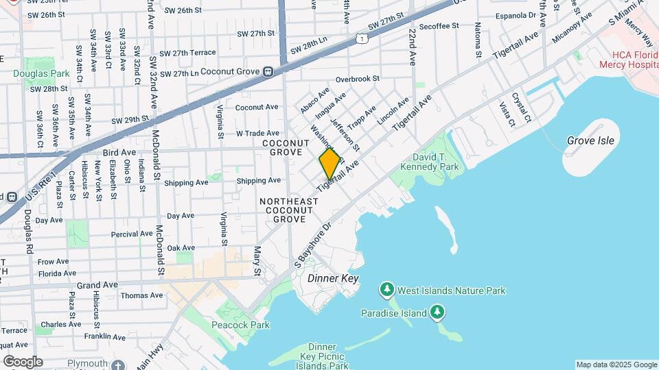 2560 Tigertail Ave Map and Location Details