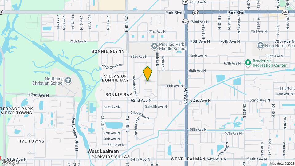 6391 68th Ln Map and Location Details