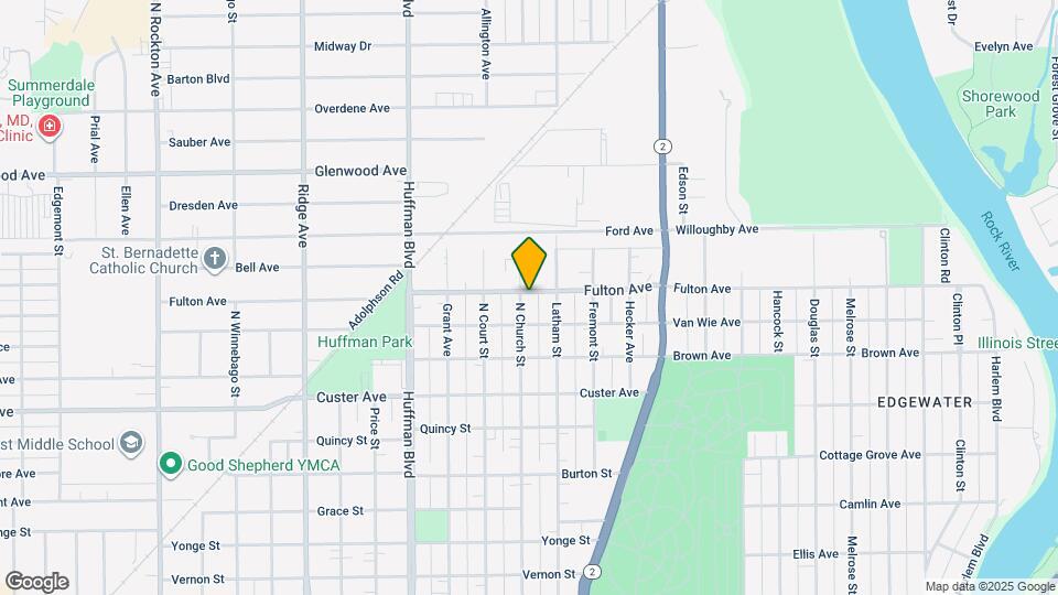 2321 N Church St Map and Location Details