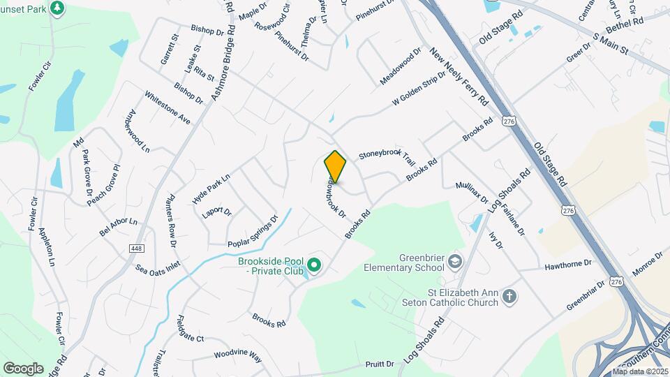 107 Meadowbrook Dr Mapa y Detalles de la Ubicación