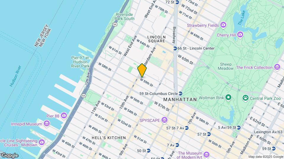 852 Amsterdam Ave Map and Location Details