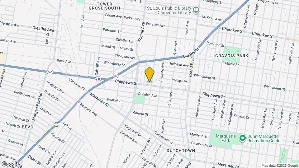 3739-3741-3741 Bamberger Ave Map and Location Details