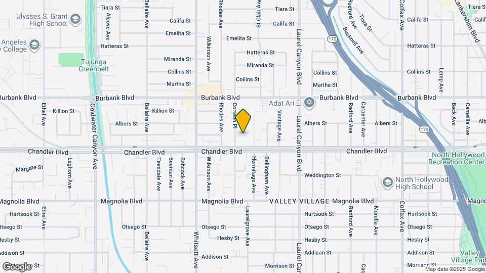 5424 Corteen Pl Map and Location Details