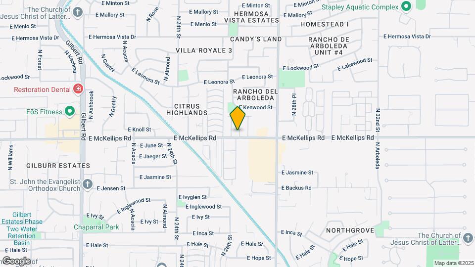 2650 E McKellips Rd Mapa y Detalles de la Ubicación