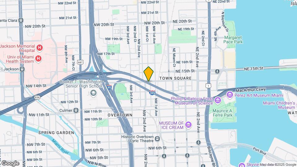 1360 NW 1st Ct Mapa y Detalles de la Ubicación
