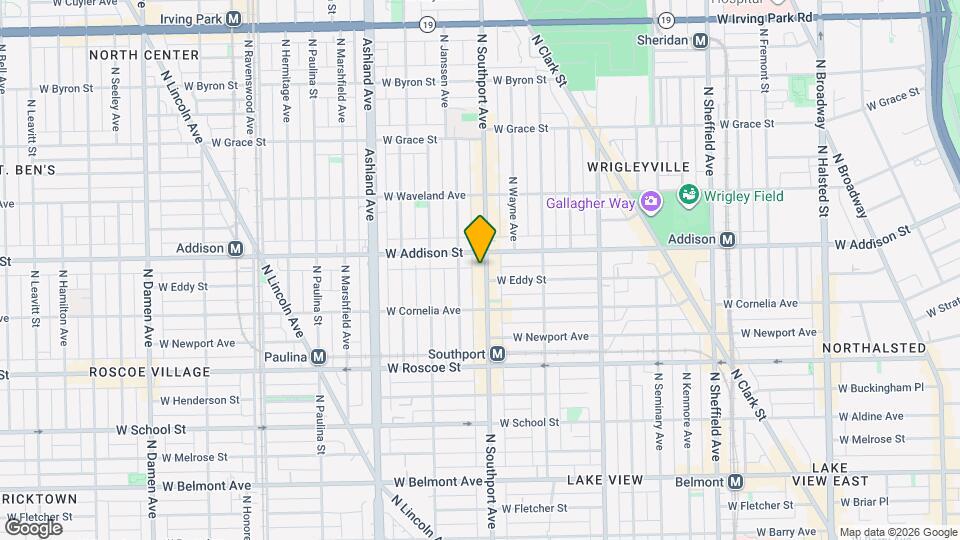 3542 N Southport Ave Map and Location Details