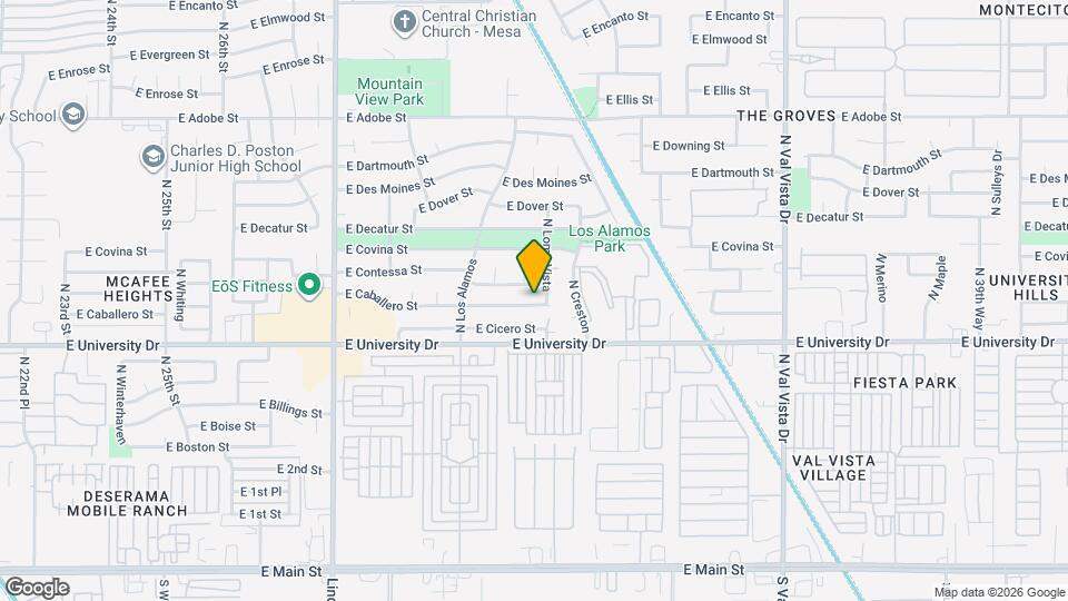 3140 E Caballero St Mapa y Detalles de la Ubicación