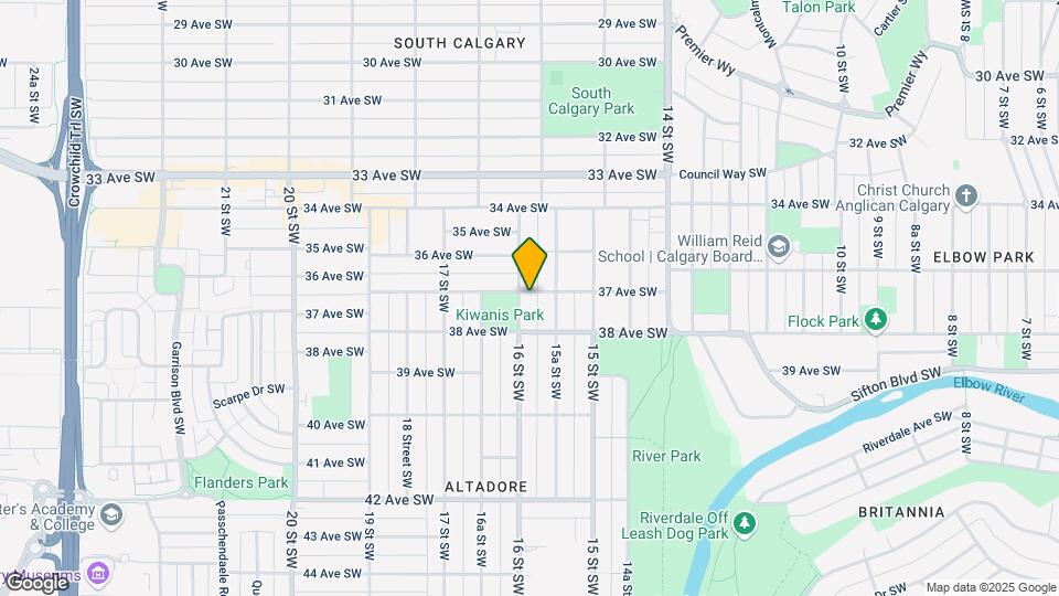 1687 37 Av SW Map and Location Details