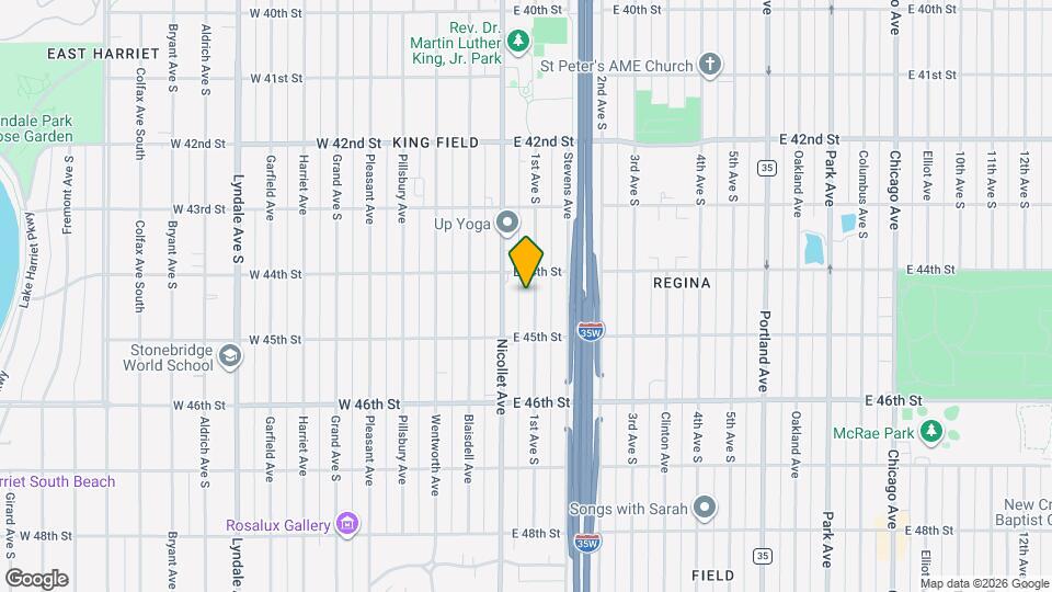 4416 1st Ave S Map and Location Details