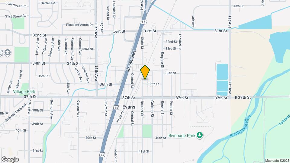 3532 Boulder St Map and Location Details