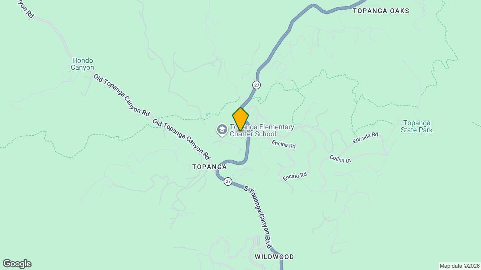 275 N Topanga Canyon Blvd Mapa y Detalles de la Ubicación