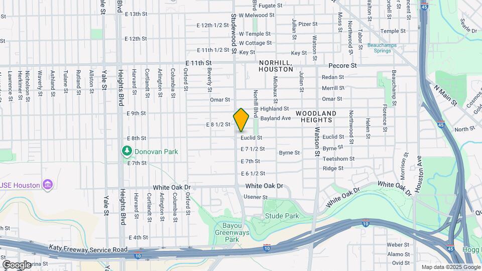 1129 Euclid St Map and Location Details