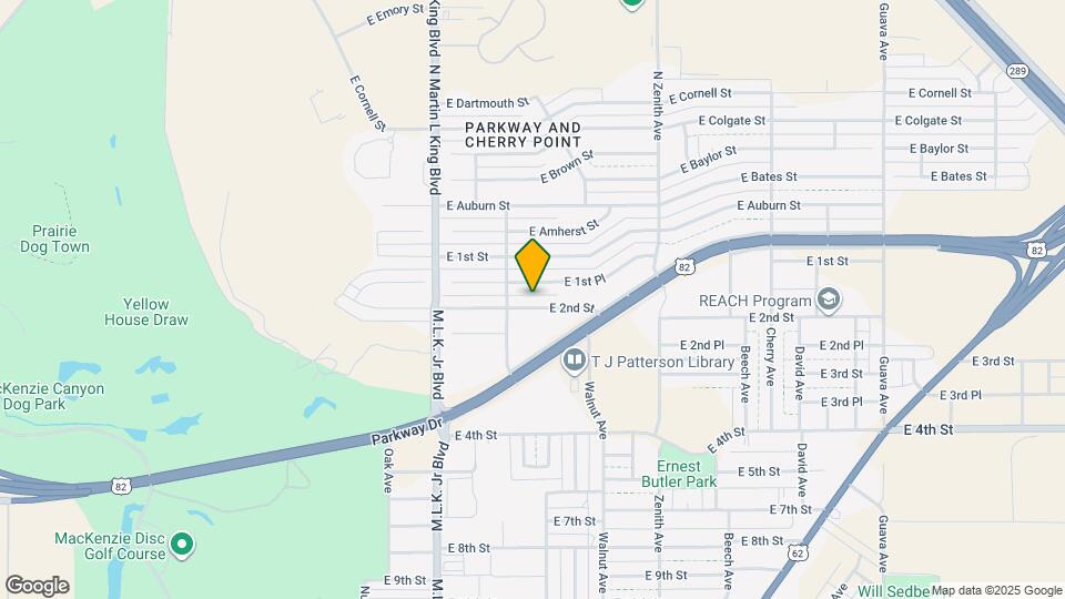 1809 E 2nd St Map and Location Details