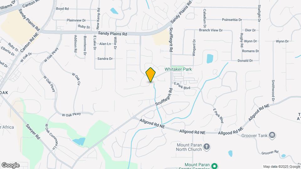 1442 Glenover Cir Map and Location Details