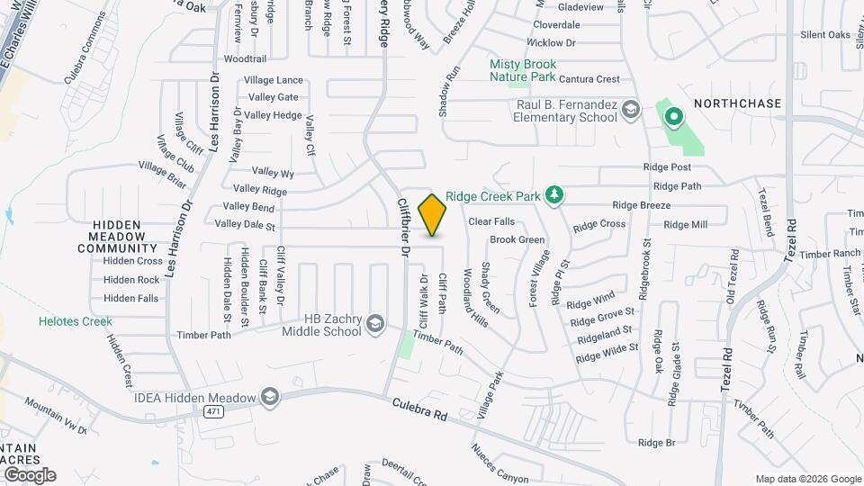 9207 Cliff Way St Mapa y Detalles de la Ubicación