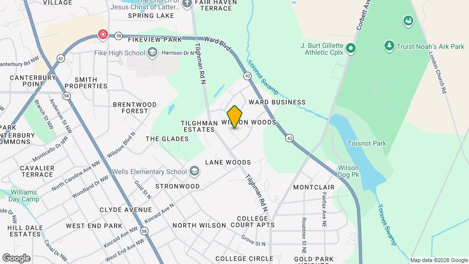 1604 Ashland Dr N Mapa y Detalles de la Ubicación