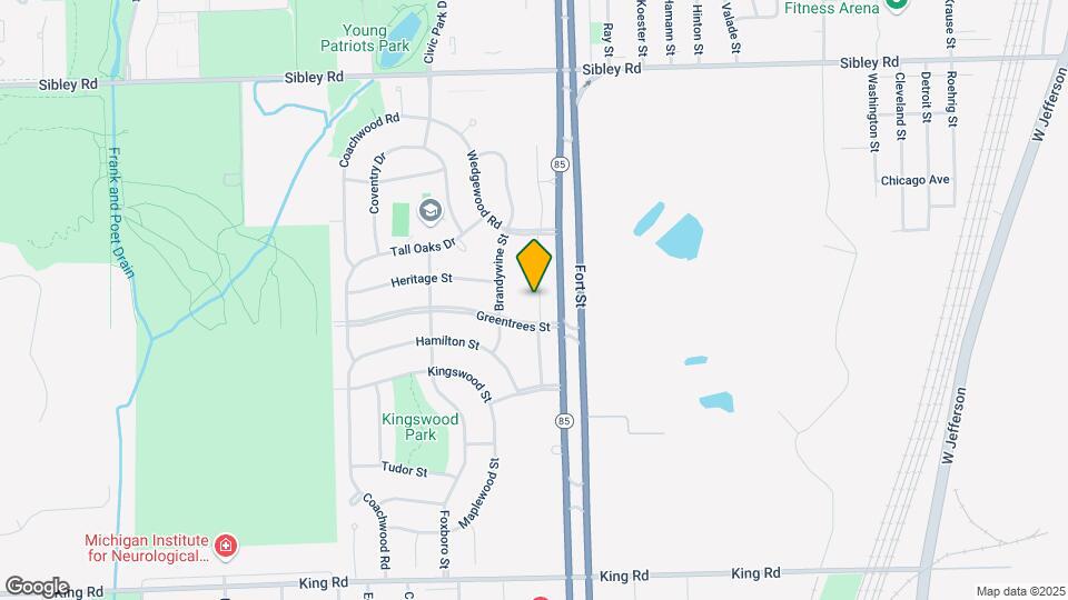 Greentrees Apartments - Riverview, MI Map and Location Details