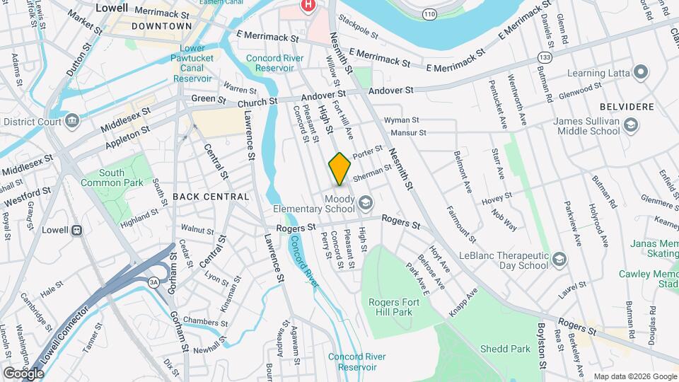 160 Pleasant St, Unit Unit 2 Map and Location Details