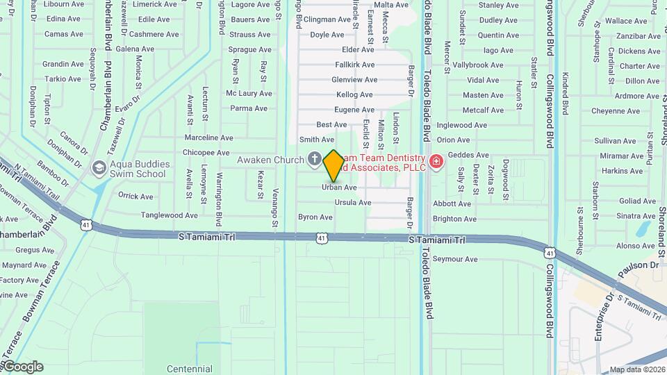 17089 Urban Ave Map and Location Details