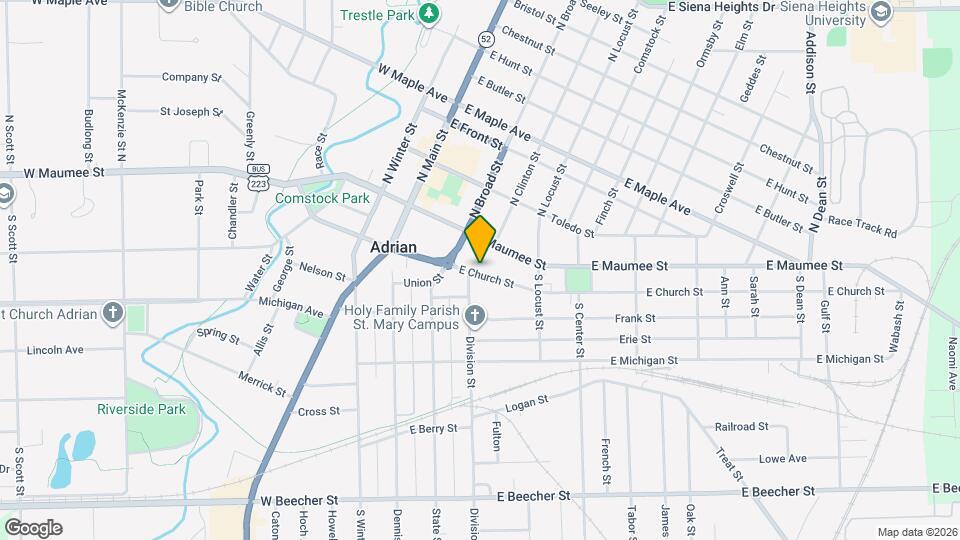 317 E Church St, Unit 3 Mapa y Detalles de la Ubicación