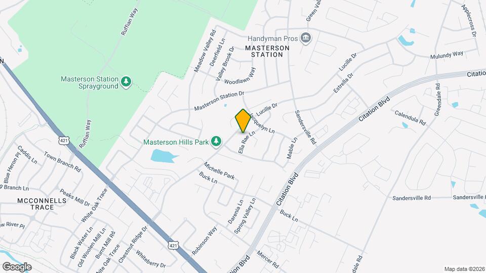 329 Ella Rae Ln Mapa y Detalles de la Ubicación