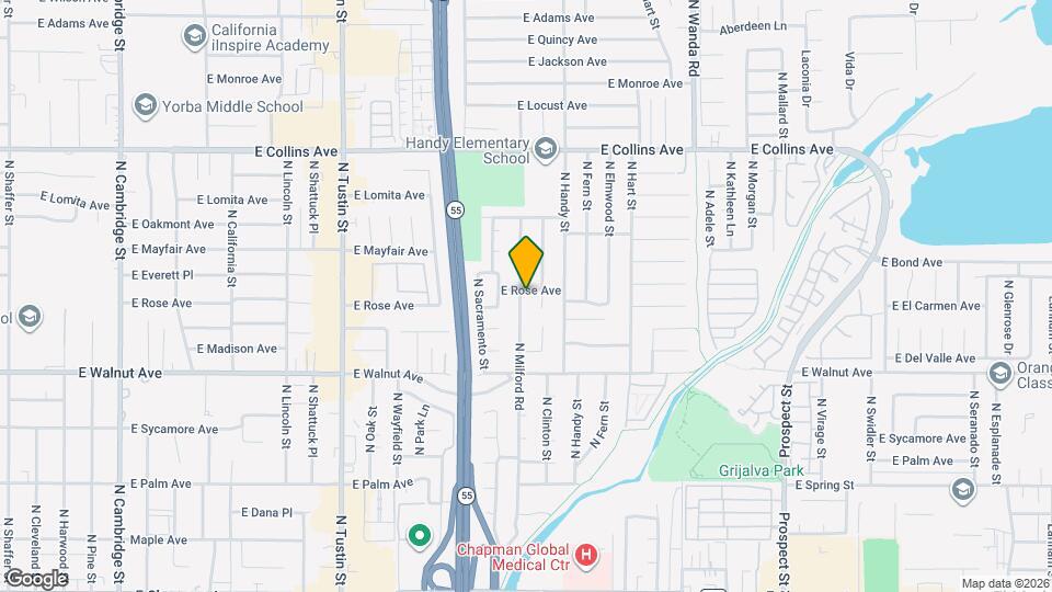 641 N Milford Rd Map and Location Details