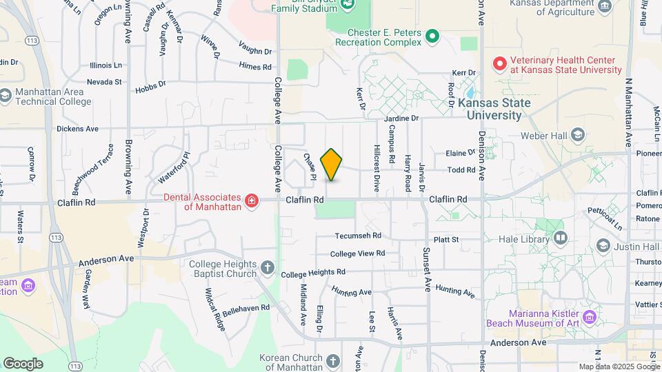1416 University Dr Map and Location Details