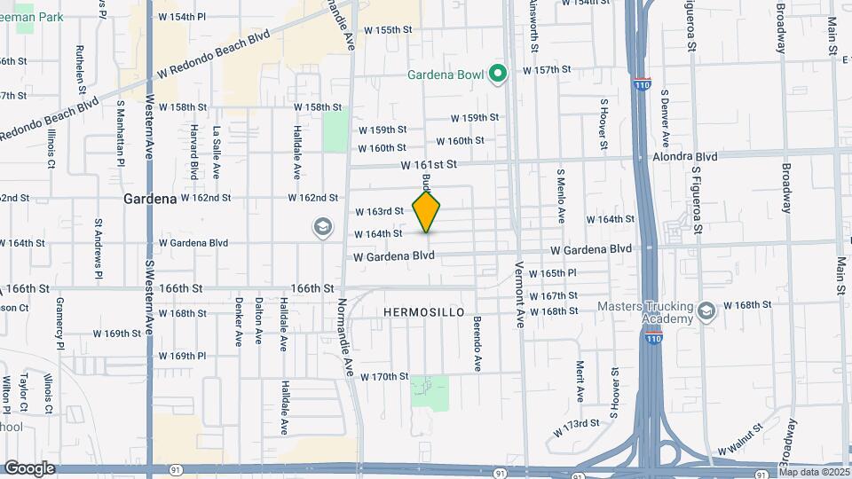 16405 Budlong Ave Map and Location Details
