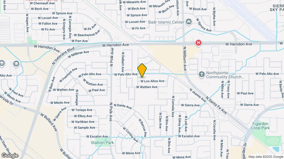 5236 W Los Altos Ave Map and Location Details