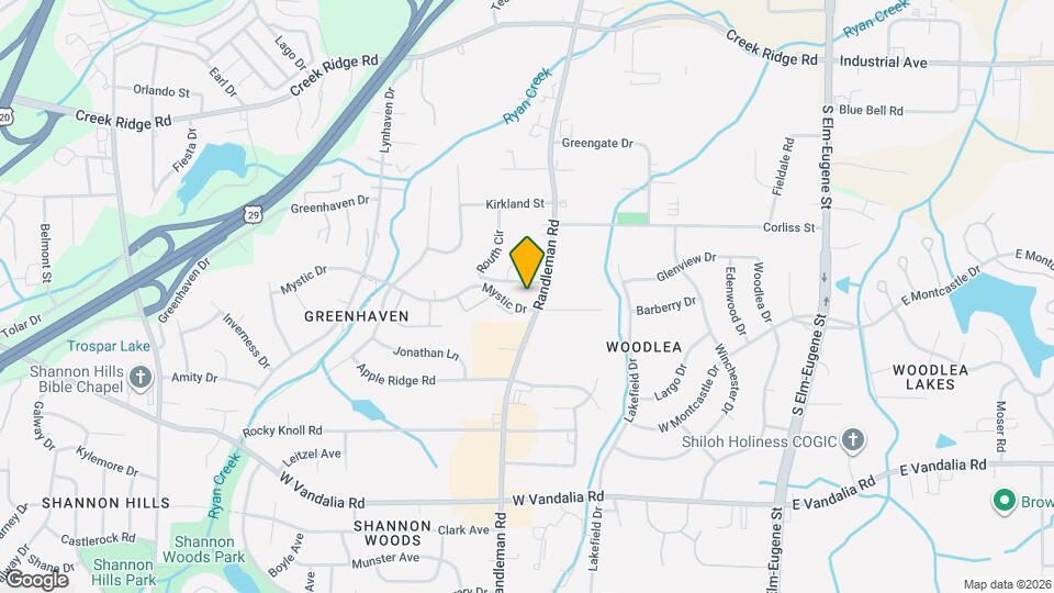 500 Mystic Dr Unit C, Unit C Map and Location Details