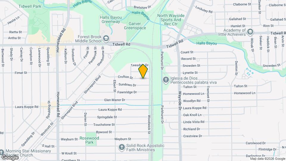 7634 Crofton St Mapa y Detalles de la Ubicación