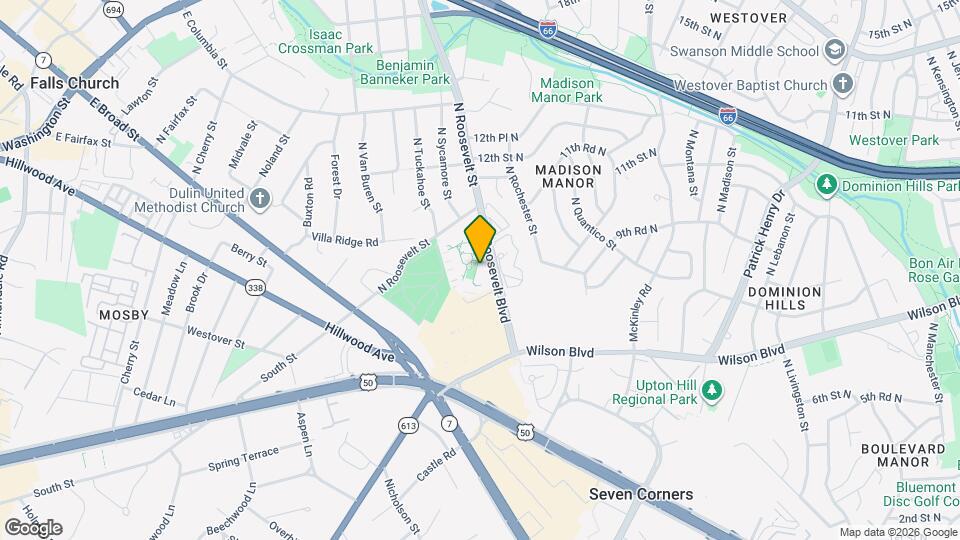 Falls Green Mapa y Detalles de la Ubicación