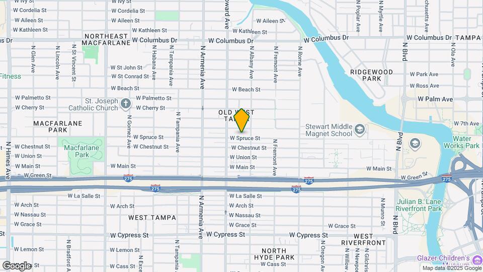 2117 W Spruce St Map and Location Details